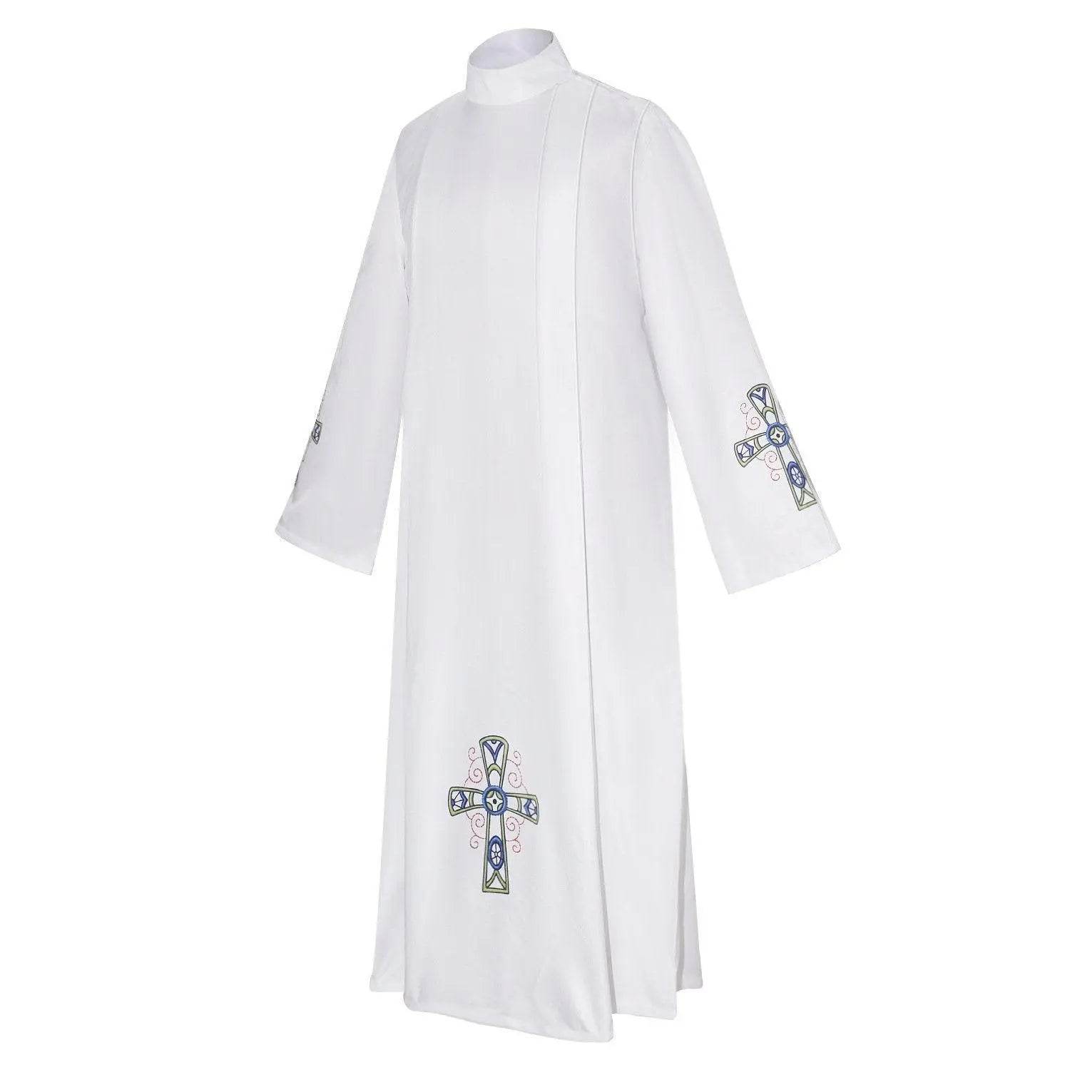 Blue Cross Priests Uniform Carnival Cosplay Costume For Adult - zzcosplay