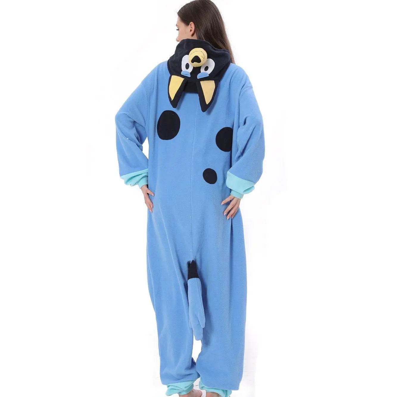 Bluey Onesies Costume Kigurumi PJS Pajamas Outfit for Adult Kids Girl Boy - zzcosplay