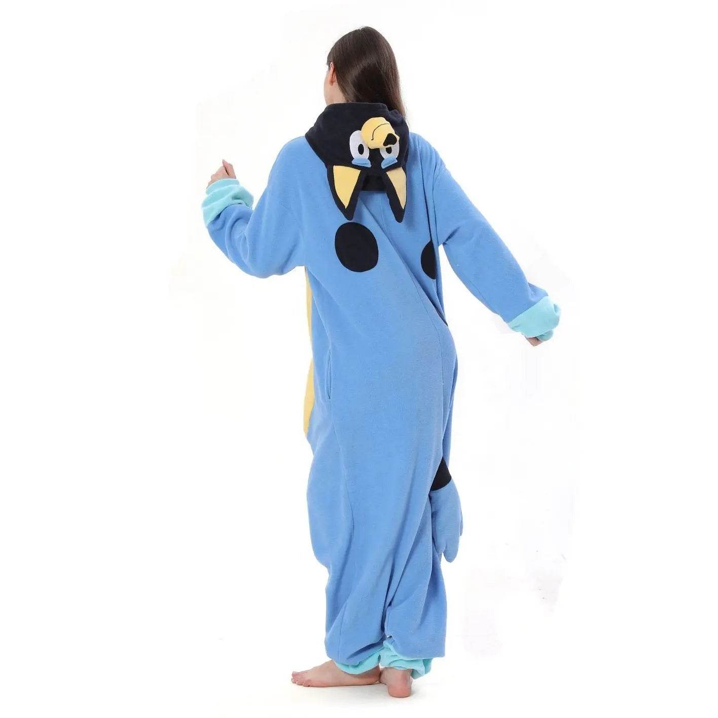 Bluey Onesies Costume Kigurumi PJS Pajamas Outfit for Adult Kids Girl Boy - zzcosplay