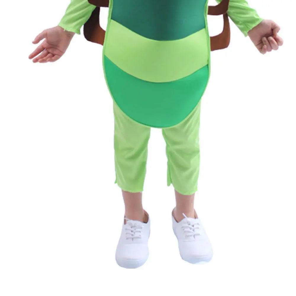 Caterpillar Cosplay Costume Boys Girls Halloween Jumpsuit Book Week Dress Up for Kids - zzcosplay