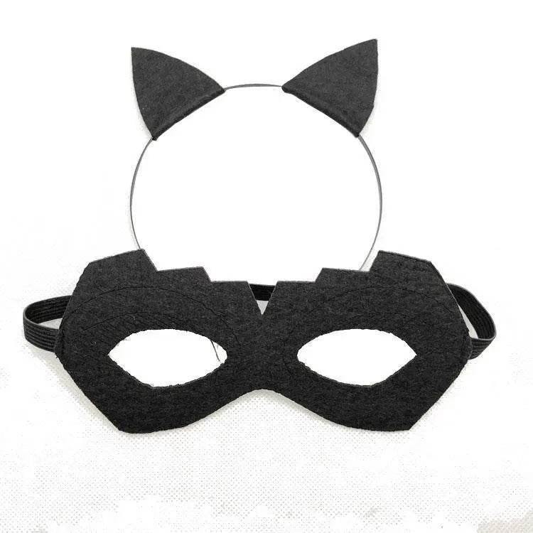 Children's Catwoman Costume Dark Knight 4-piece set Kids - zzcosplay