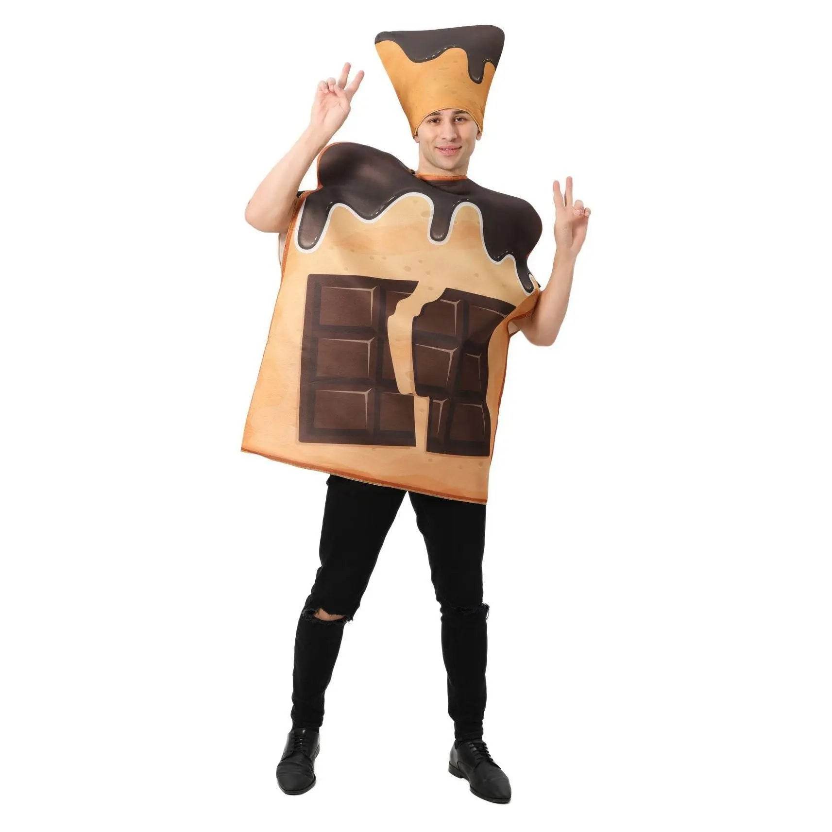Chocolate Bread Halloween Costume Outfits Party Carnival Cosplay - zzcosplay
