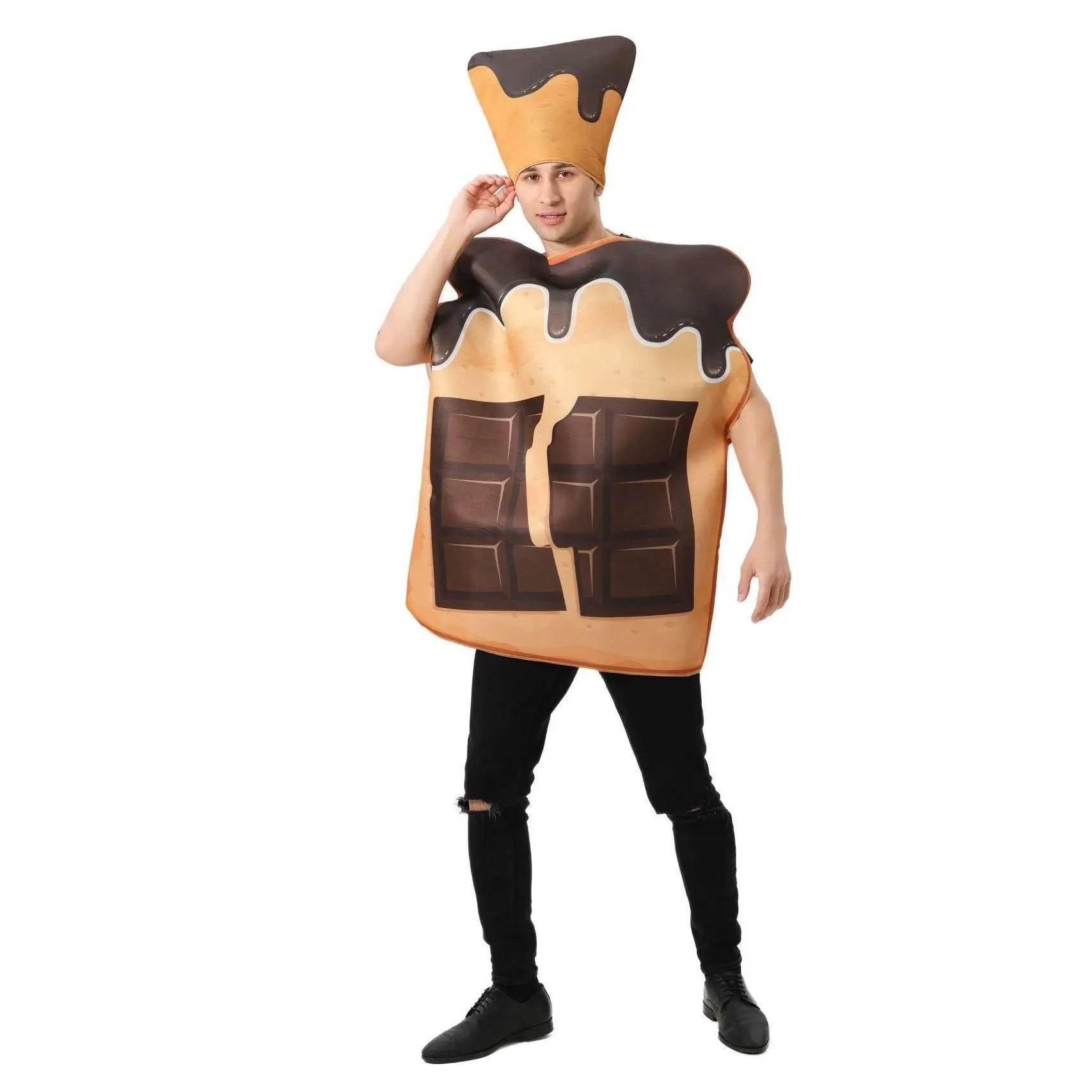 Chocolate Bread Halloween Costume Outfits Party Carnival Cosplay - zzcosplay