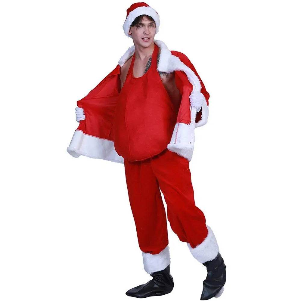 Christmas Costume Accessories Santa Claus Fake Belly Props Unisex - zzcosplay