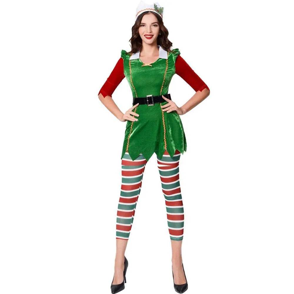 Christmas Costume Holiday Party Theme Christmas Tree Dress Ladies - zzcosplay