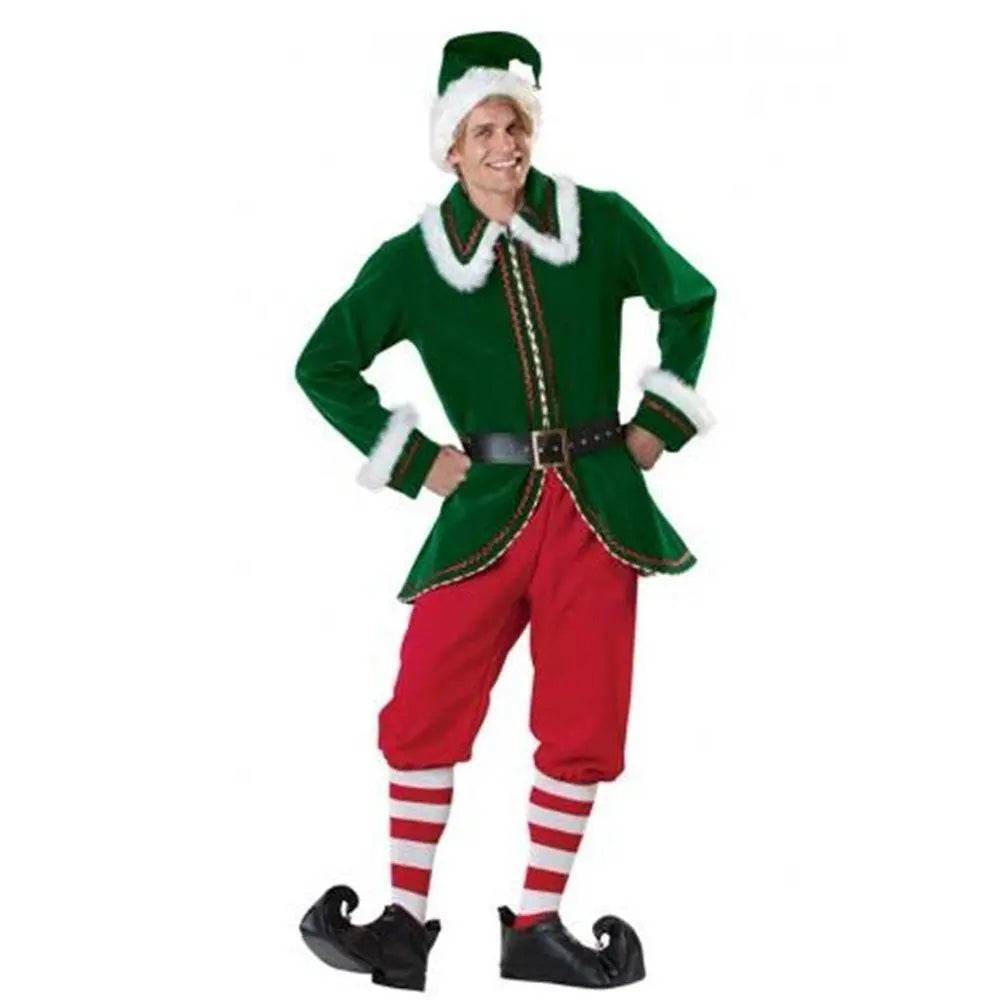 Christmas Costume Santa Claus Cosplay Costume Men - zzcosplay