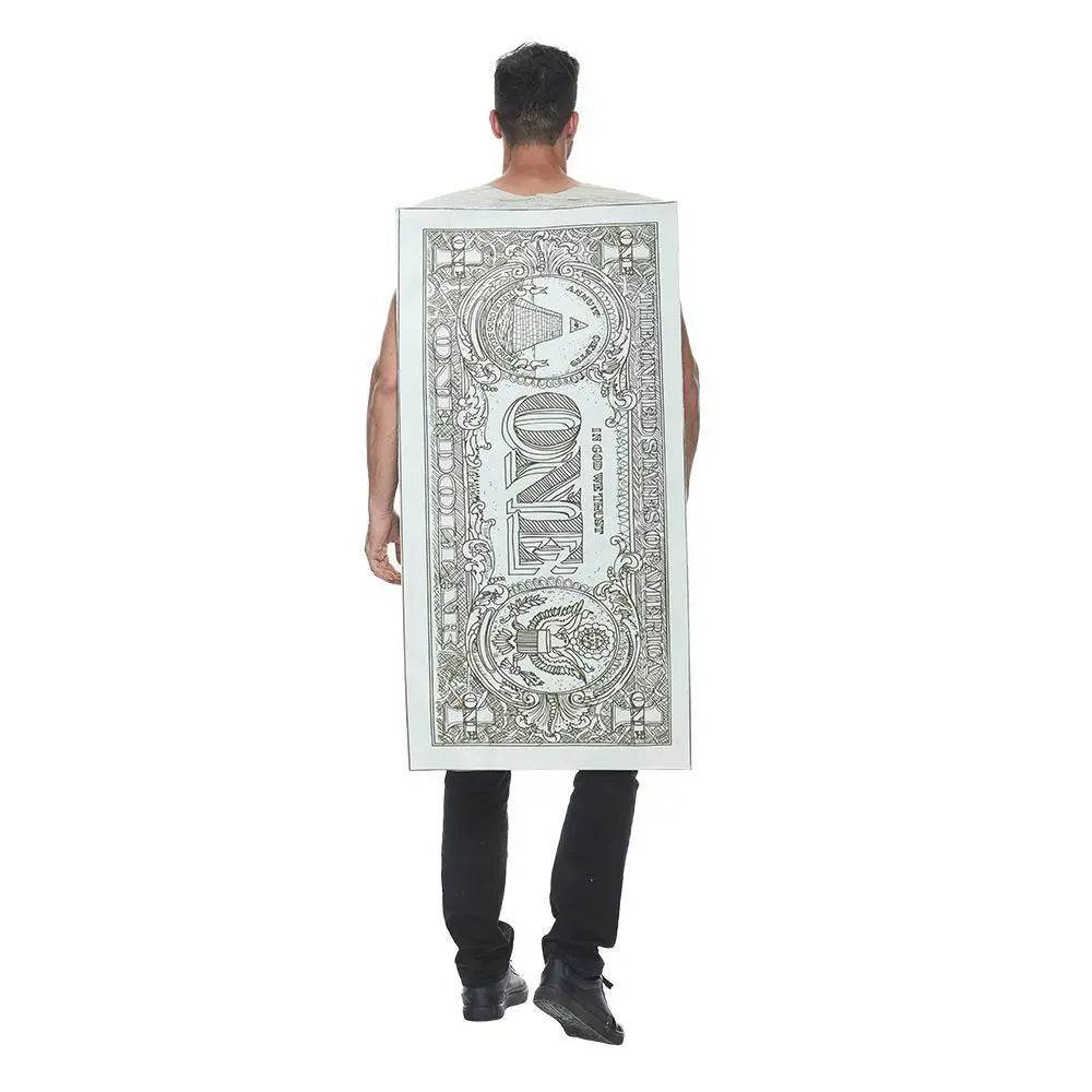 Dollar Costume Halloween Cash Costume Funny Money Maker Adult Men Women - zzcosplay