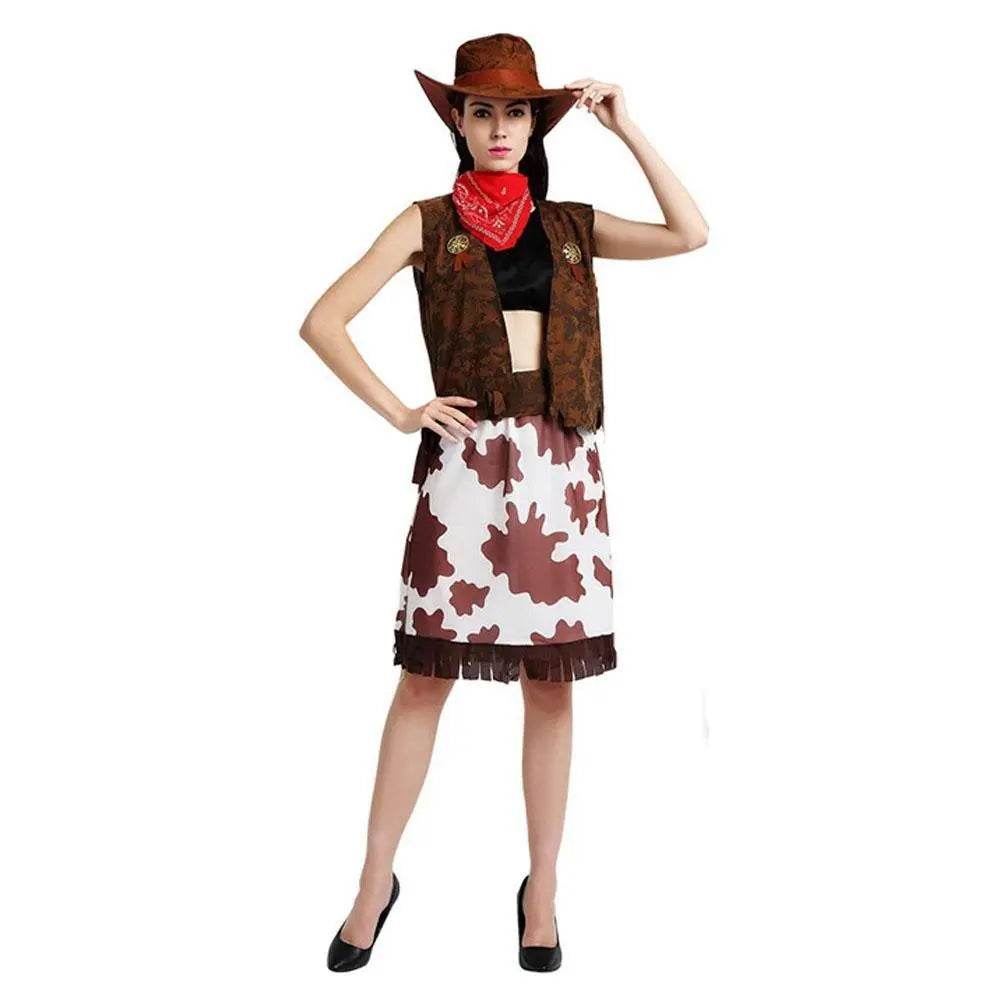 Family Matching West Cowboy Costumes outfit classic wild fancy dress western - zzcosplay