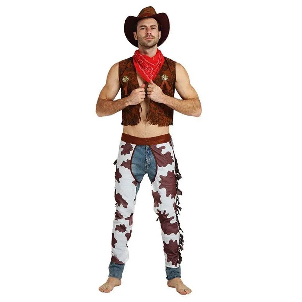 Family Matching West Cowboy Costumes outfit classic wild fancy dress western - zzcosplay