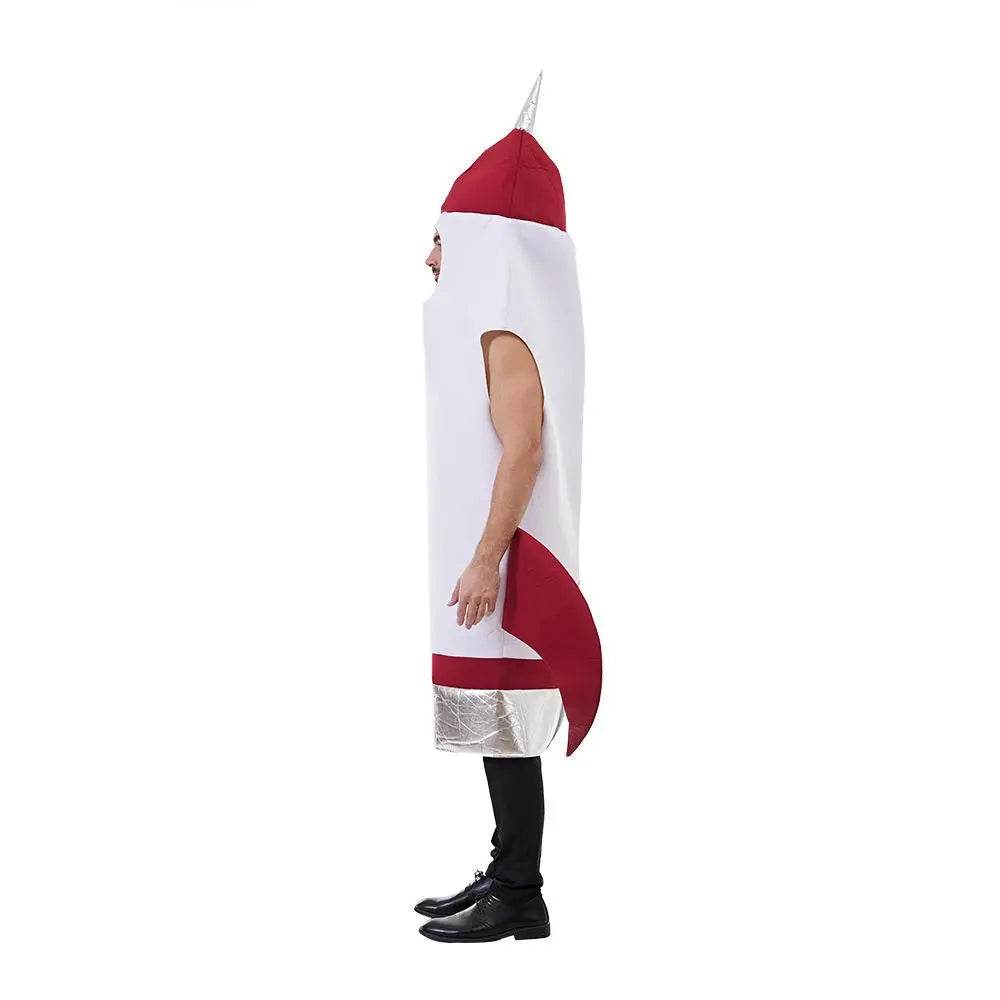 Fancy Dress Space Rocket Inflatable Costume Jumpsuit for Adults Outfit Halloween - zzcosplay