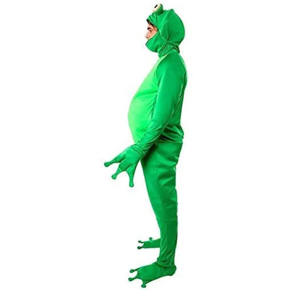 Frog Prince Jumpsuit Adult Animal Stage Party Halloween Costumes - zzcosplay