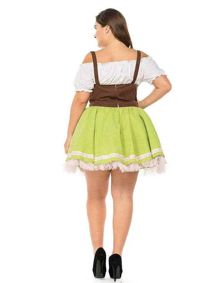 German Oktoberfest Outfit Halloween Plus Size Dress Women Cosplay Costume - zzcosplay