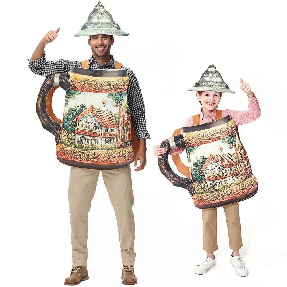 German Traditional Oktoberfest Outfit Mugs Funny Halloween Cosplay Costume For Adults - zzcosplay