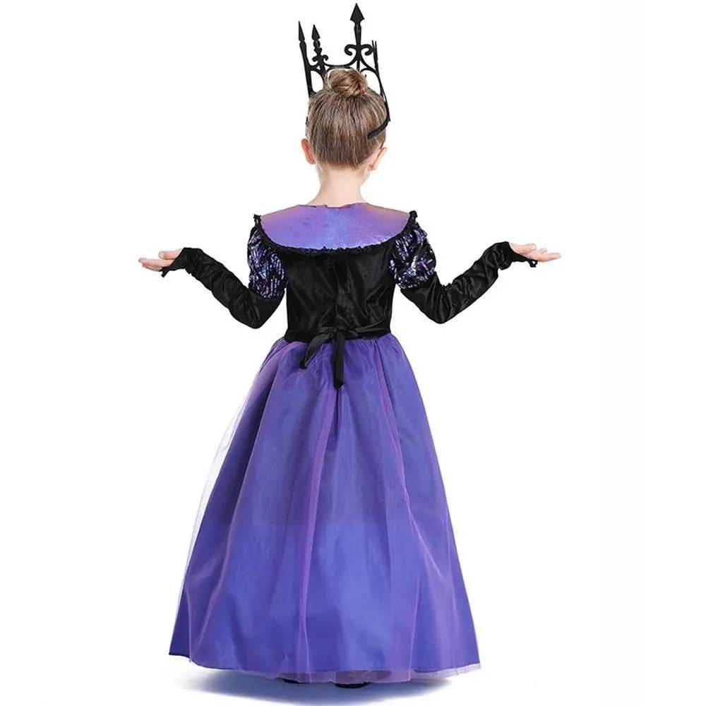 Girl's Twilight-Princess Costume Medieval Purple Court Dress Cosplay Costume - zzcosplay