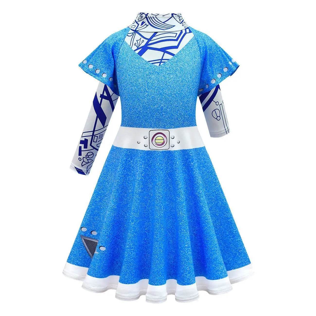 Girls' Zombies High School 3 Cosplay Costumes Halloween Outfit Dress For Kids - zzcosplay