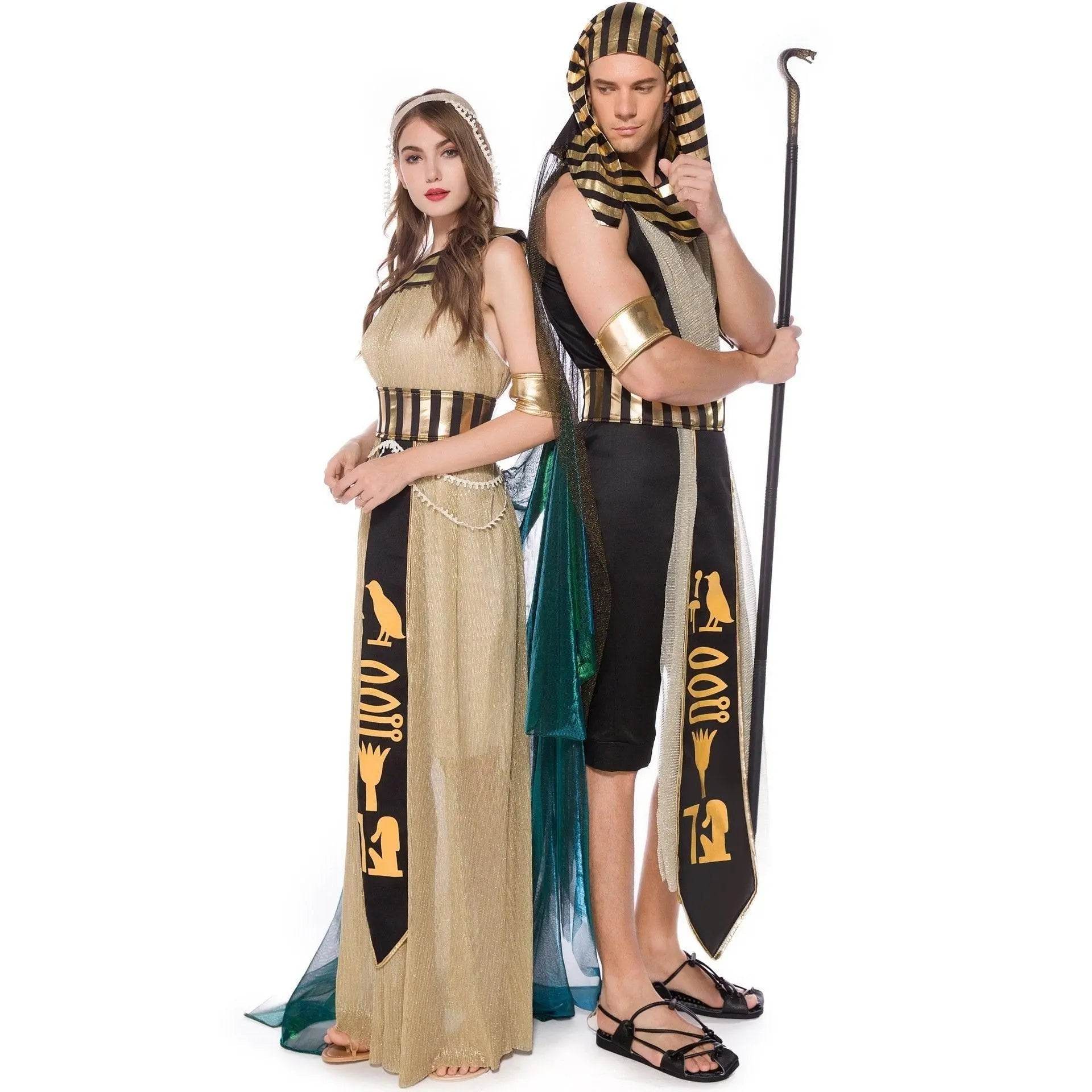 Greek Goddess Prince Couples Costume Halloween Outfits Cosplay Party Carnival - zzcosplay