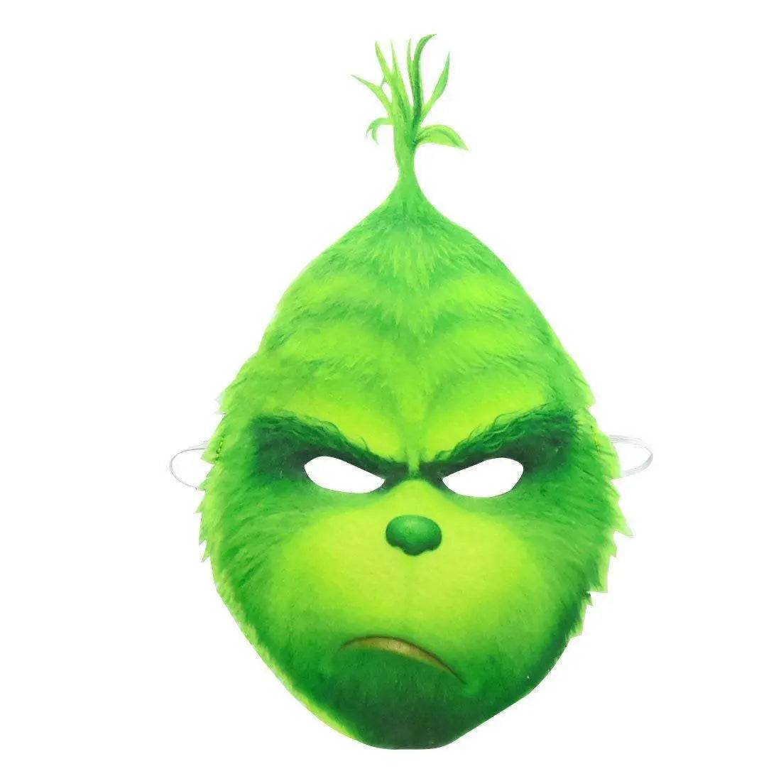 Green Monster Grinch Kids Boys Costume Mask Golves Set Christmas Gift - zzcosplay