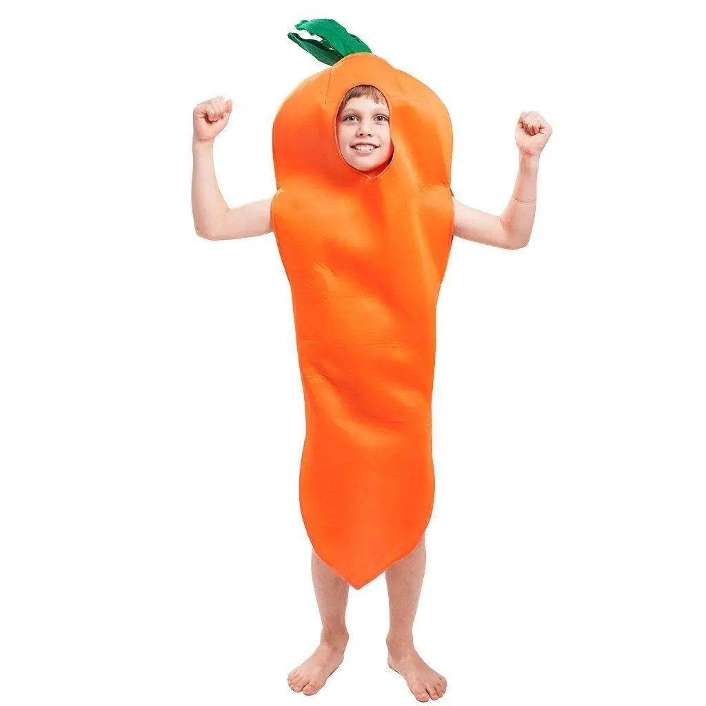 Halloween Carrot Carnival Vegetable Cosplay Christmas Costume for Kids - zzcosplay