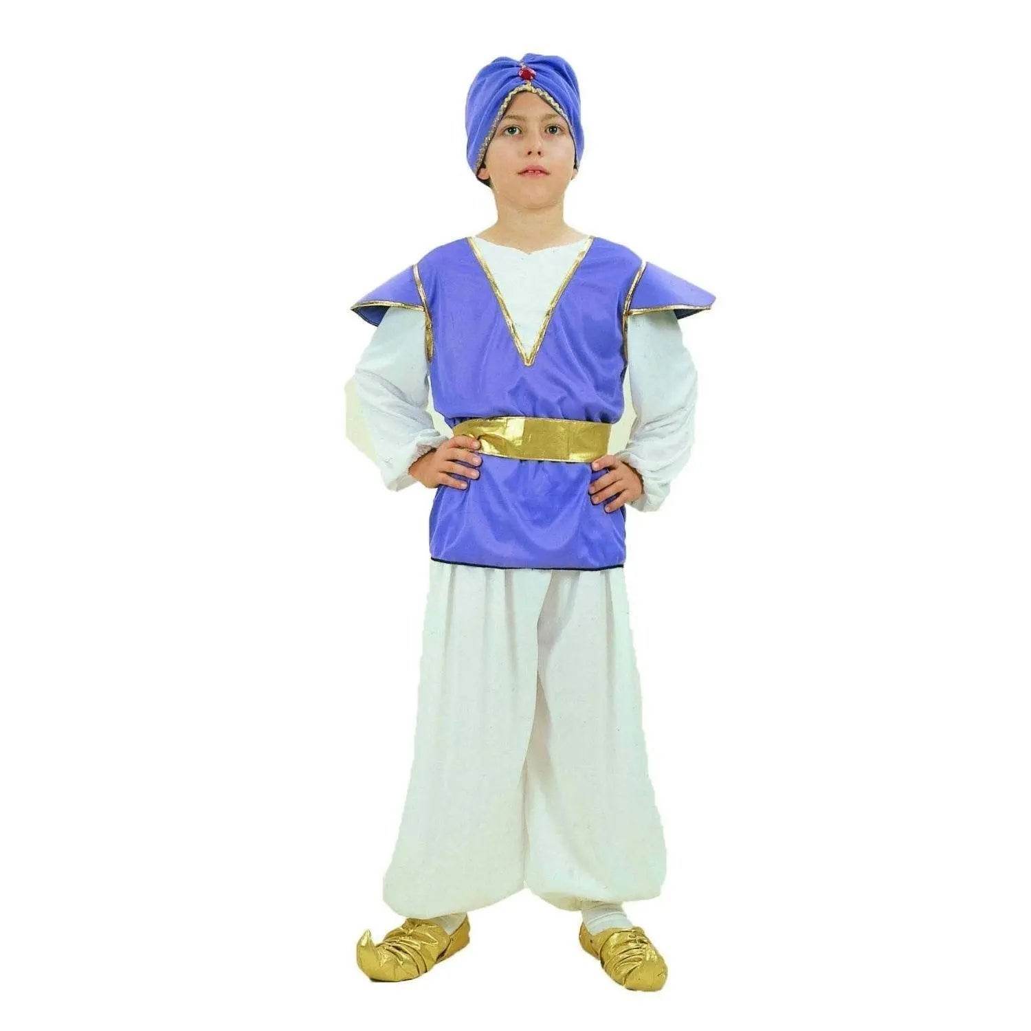 Halloween Kids Boys India Aladdin Prince Cosplay Costume - zzcosplay