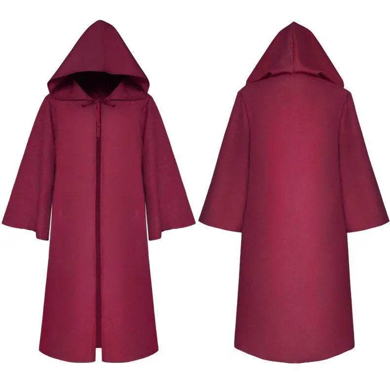 Halloween Medieval Bleach Cloak Cosplay Star War Jedi Knight Anakin Costumes for Adult - zzcosplay