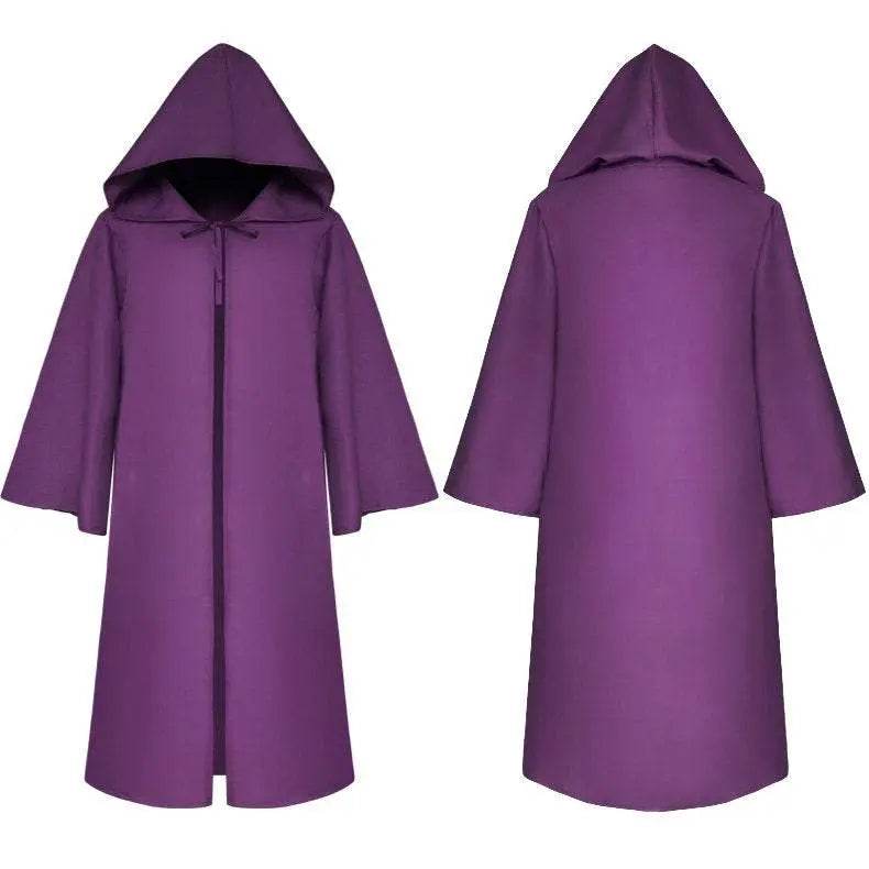 Halloween Medieval Bleach Cloak Cosplay Star War Jedi Knight Anakin Costumes for Adult - zzcosplay