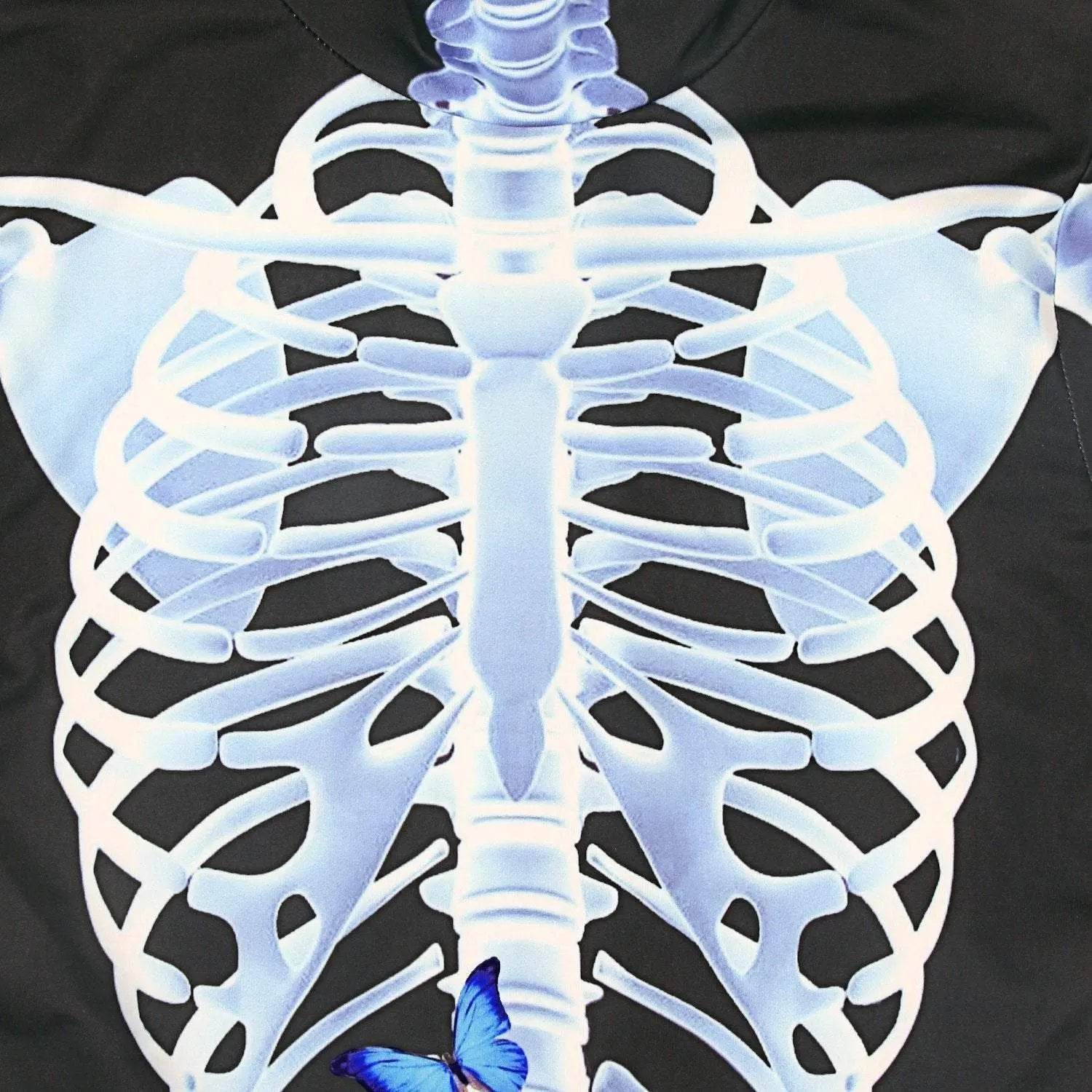 Halloween Skeleton Cosplay Costume Bodycon Jumpsuit for Women - zzcosplay