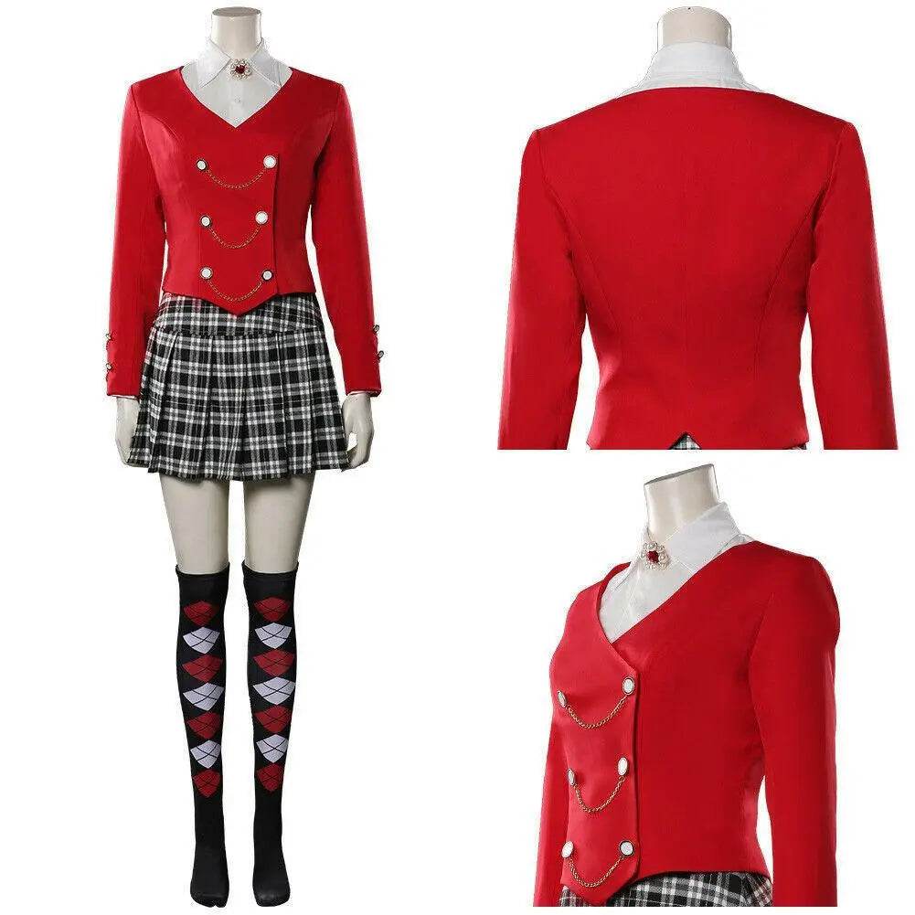 Heathers Veronica Sawyer Costume The Musical Halloween Carnival Cosplay Uniform Skirt Outfits Dress for Women - zzcosplay
