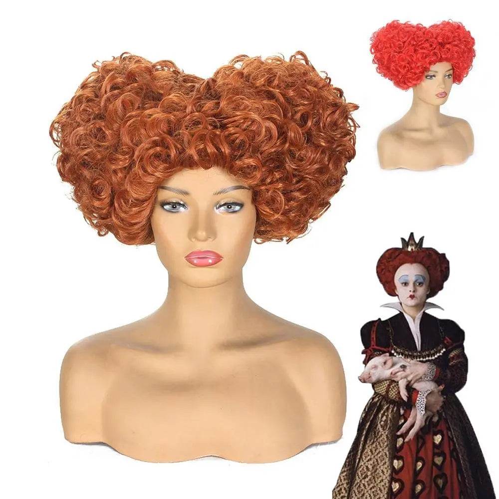 Hocus Pocus Cosplay Winifred Movie Wig Red Queen Costume Wigs for Adult - zzcosplay