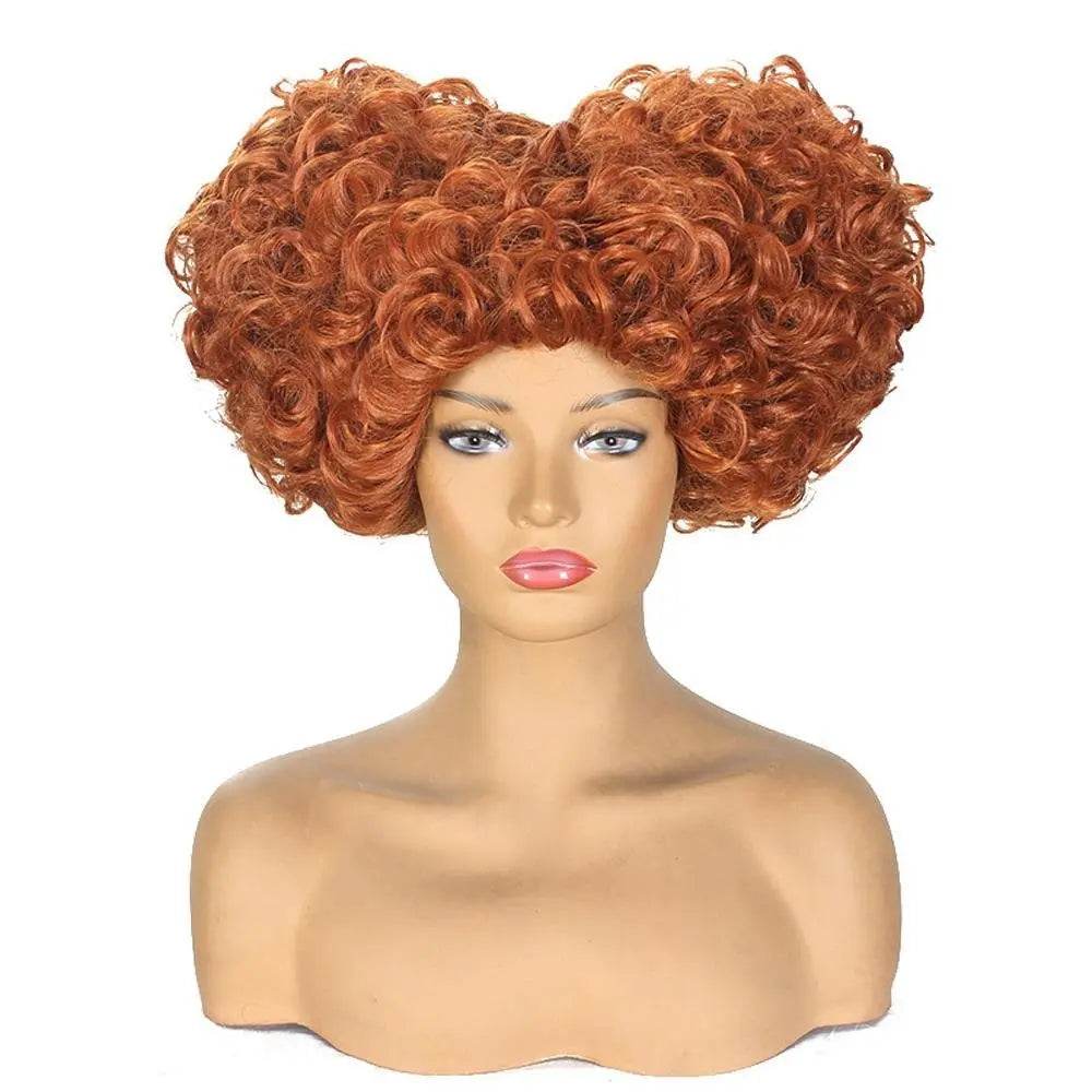 Hocus Pocus Cosplay Winifred Movie Wig Red Queen Costume Wigs for Adult - zzcosplay