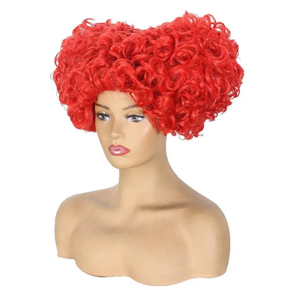 Hocus Pocus Cosplay Winifred Movie Wig Red Queen Costume Wigs for Adult - zzcosplay