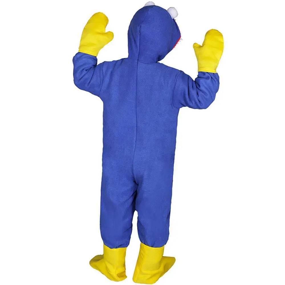 Huggy-Wuggy Cosplay Costume Poppy-Playtime Jumpsuit Onesie Halloween Outfit for Kids Boys Girls - zzcosplay