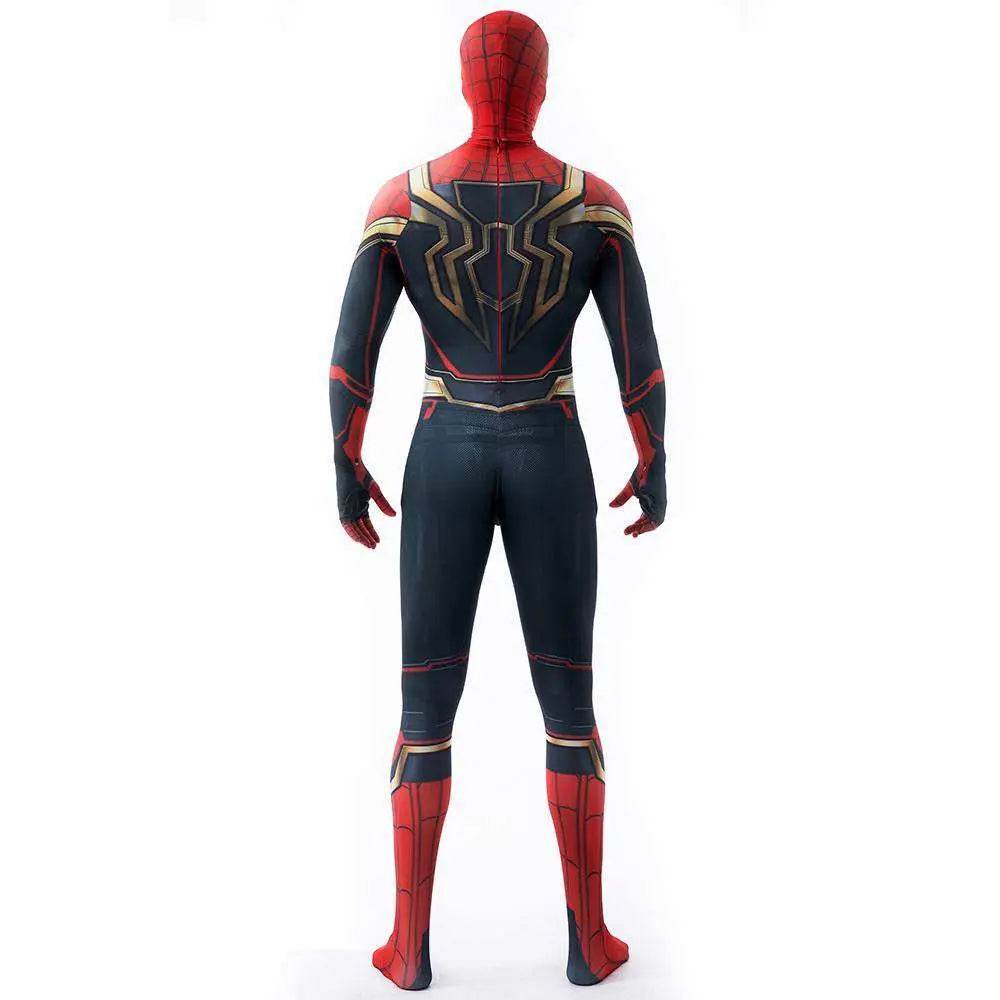 Iron Spider-Man No Way Home Peter Benjamin Parker Costume Cosplay Jumpsuit Halloween - zzcosplay