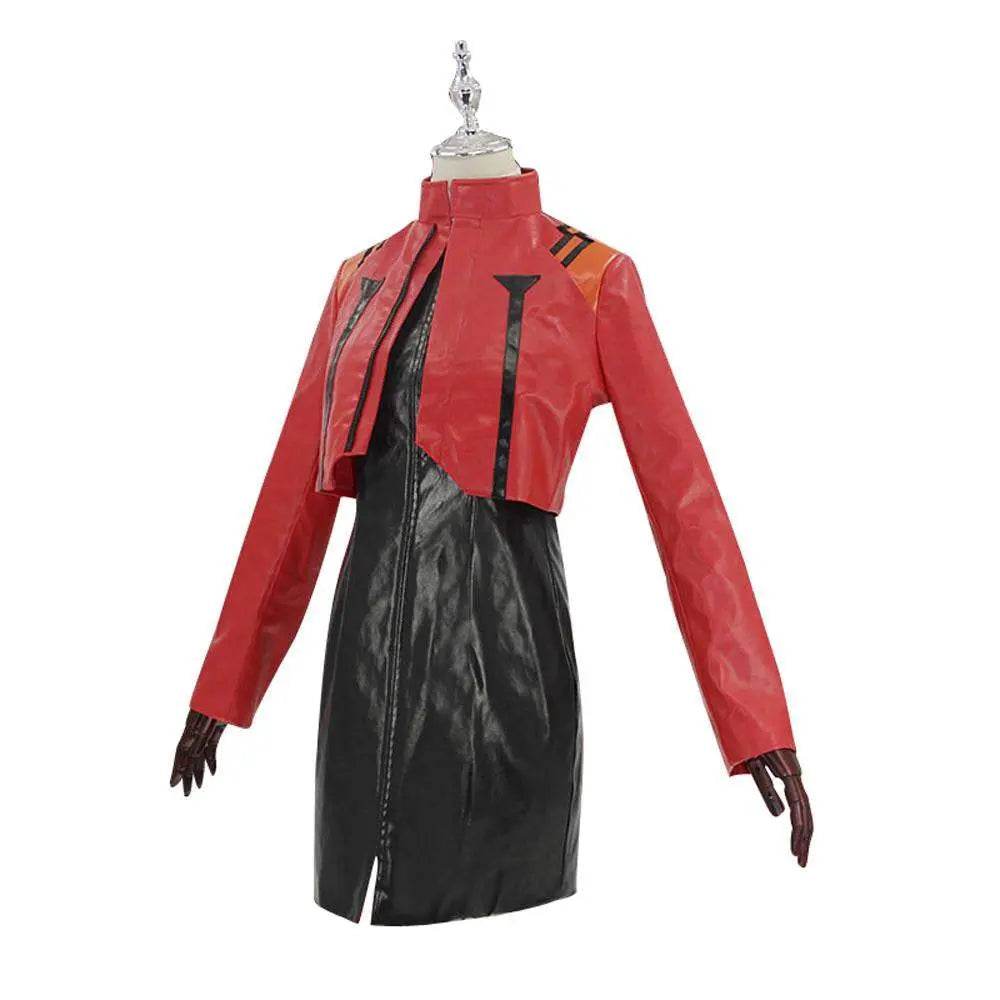 Katsuragi Misato Neon Genesis Evangelion Cosplay Costume Anime Uniform Jacket Halloween Dress Up Suit Outfit for Women - zzcosplay