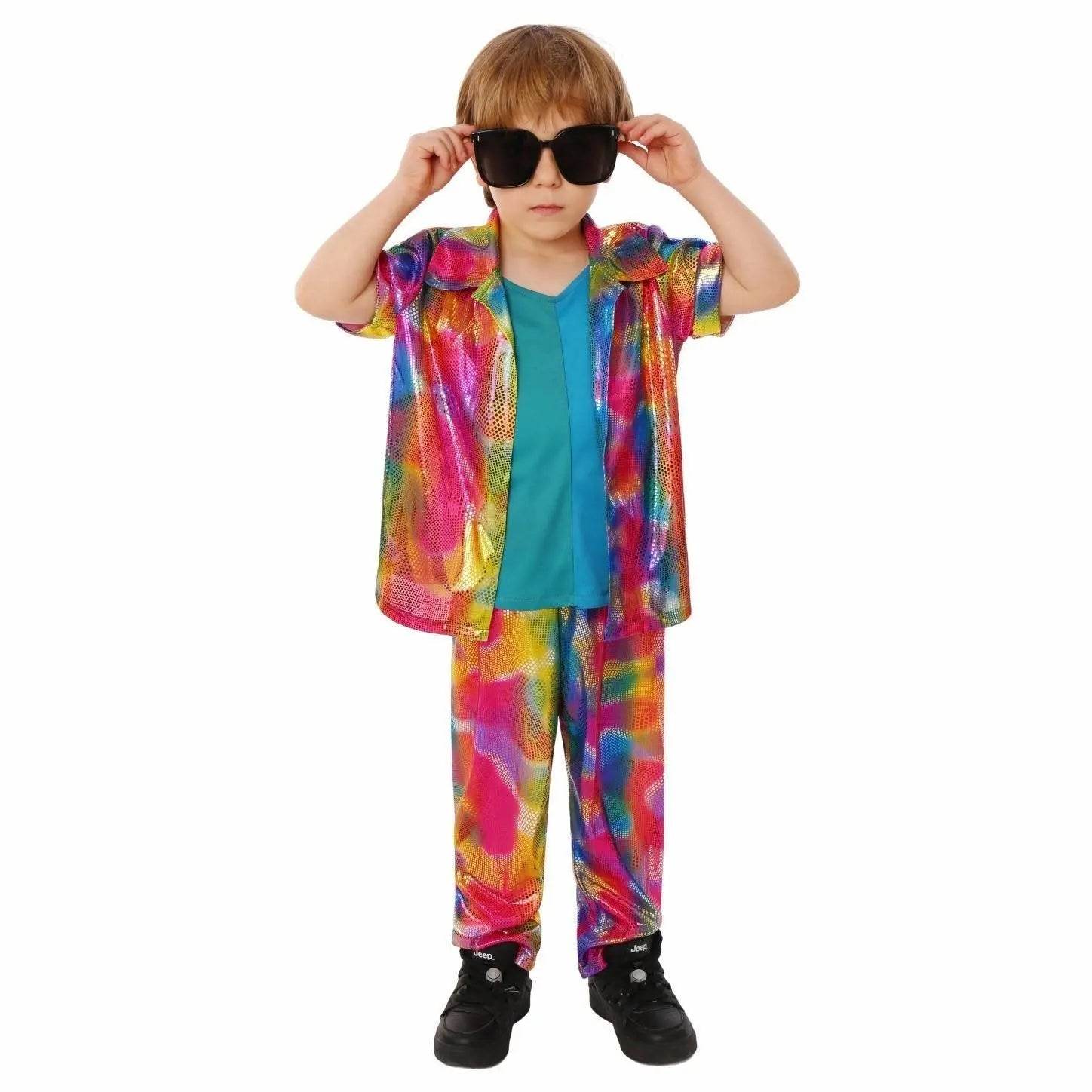 Kids Punk Style Halloween Costume Campus Role Play and Stage Performance Outfit - zzcosplay