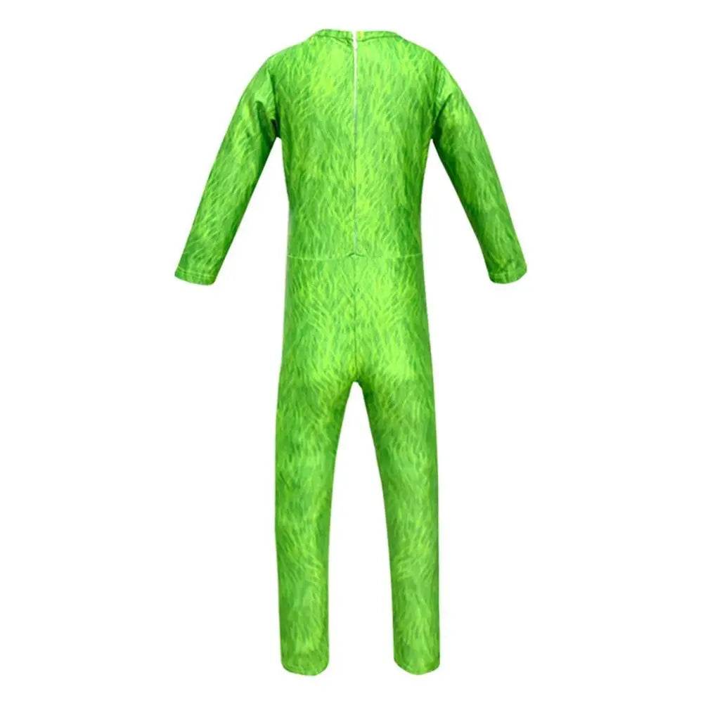 Kids The Grinch Christmas Costumes Jumpsuit Sets - zzcosplay