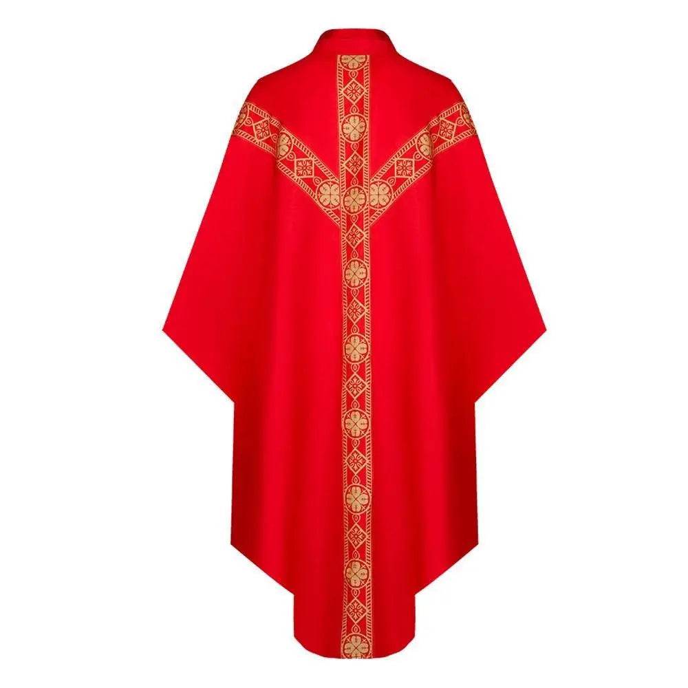 Medieval Cloak Spliced Priest Uniform Cosplay Costume Outfits Halloween Carnival Suit - zzcosplay