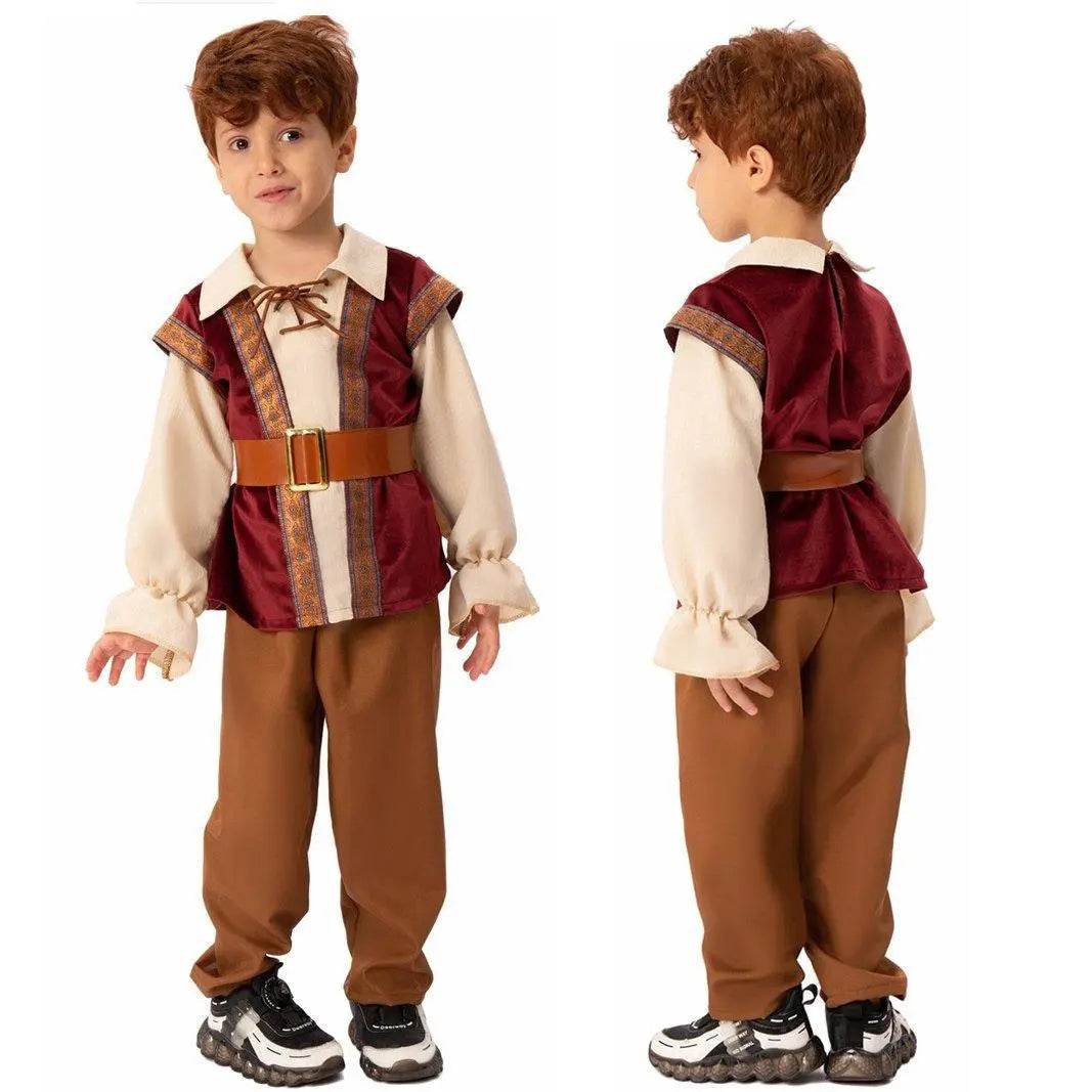 Medieval Vintage Christmas Costumes for Kids - zzcosplay
