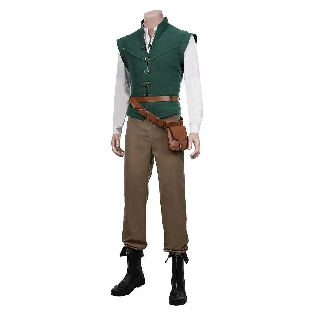 Men Tangled-Flynn Rider Cosplay Costume Vest Shirt Outfits Halloween Carnival Suit - zzcosplay