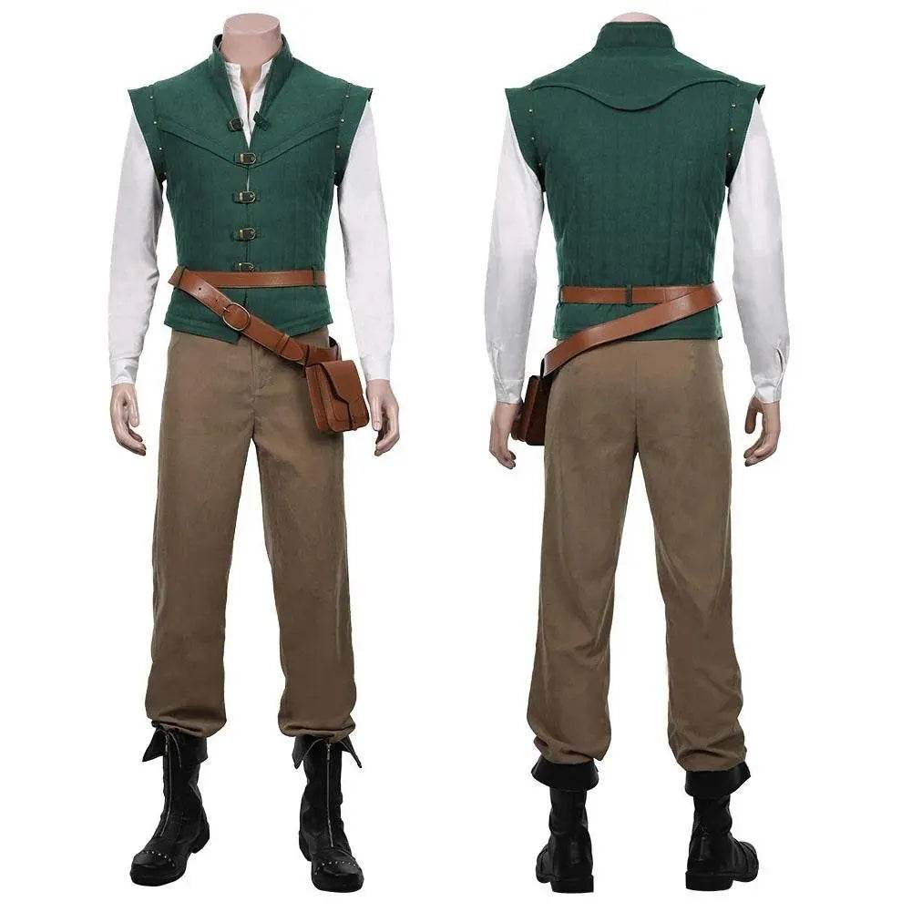 Men Tangled-Flynn Rider Cosplay Costume Vest Shirt Outfits Halloween Carnival Suit - zzcosplay