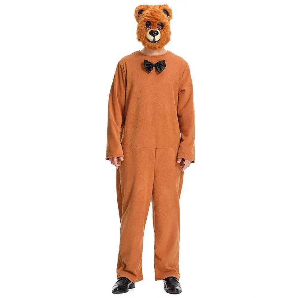 Mr. Smiling Bear Animal Adult Jumpsuit Cosplay Costume Carnival - zzcosplay