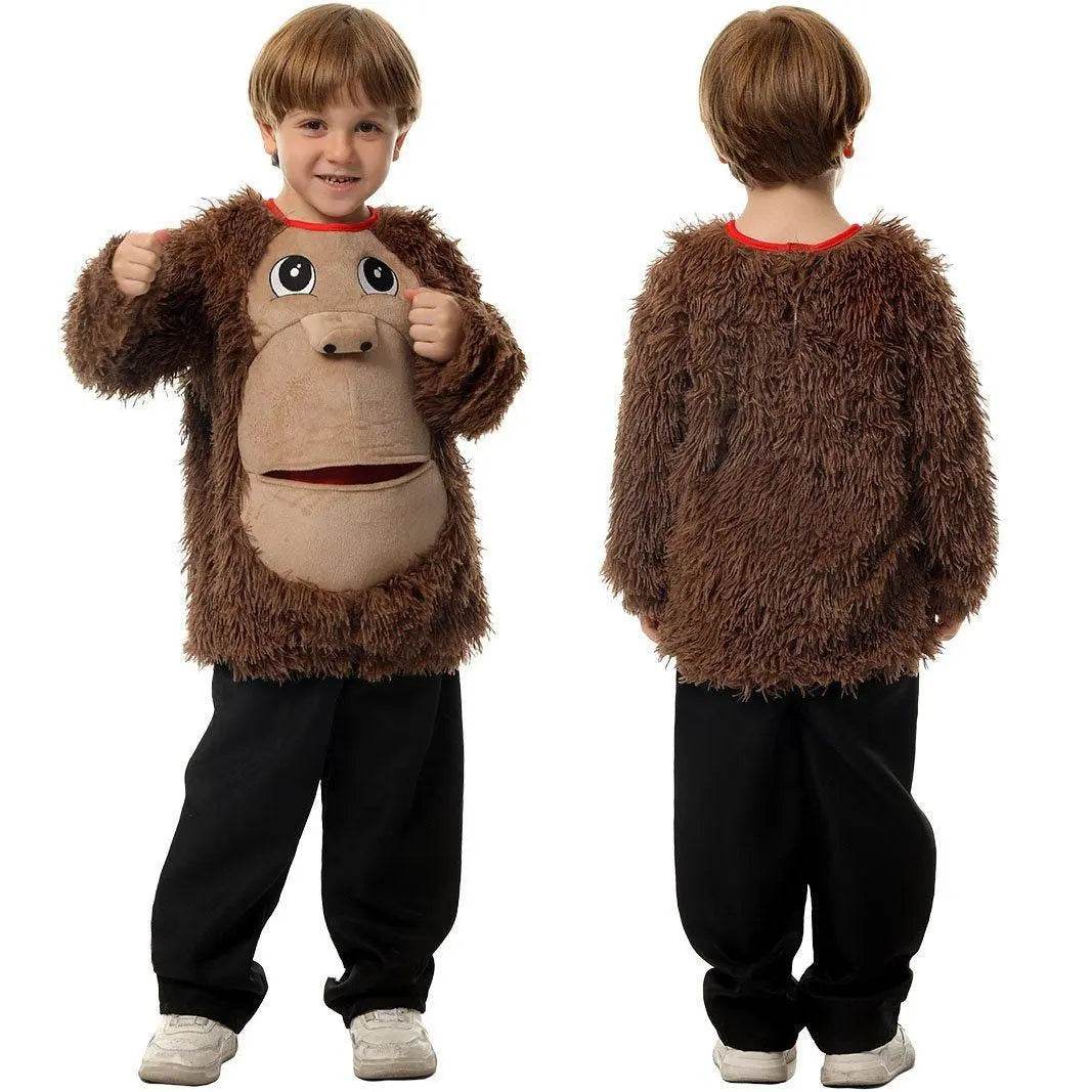 Orangutan Cosplay Costume Animal Role Playing Outfit for Kids - zzcosplay