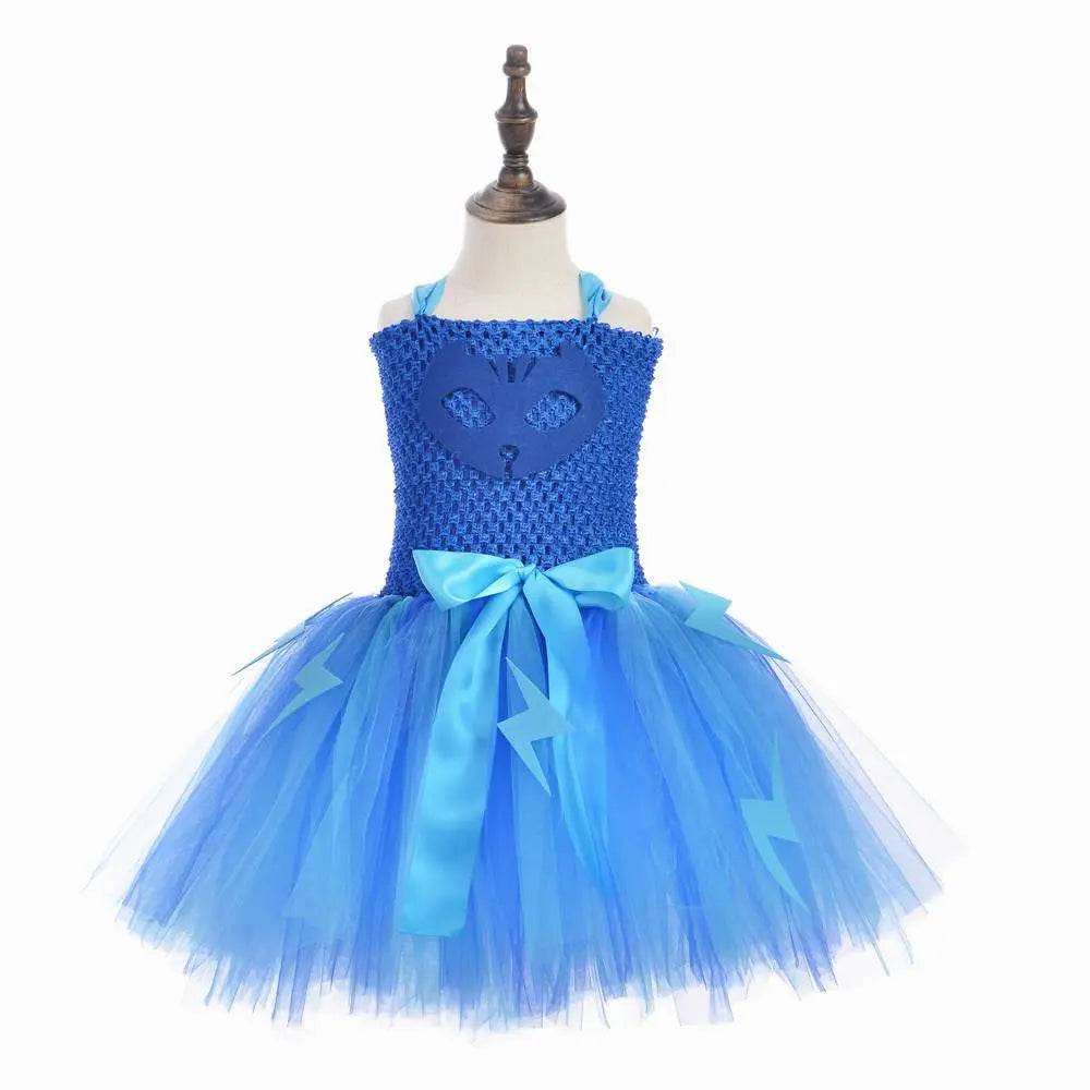 PJ Masks Superhero Cosplay Costumes Halloween Tutu Dress Suits - zzcosplay