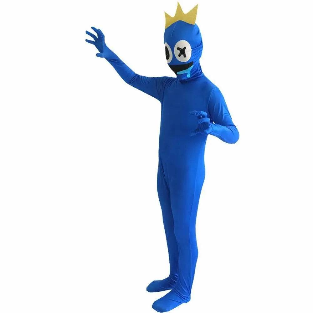 Roblox rainbow friends Cosplay Costume Blue Monster costume jumpsuit - zzcosplay