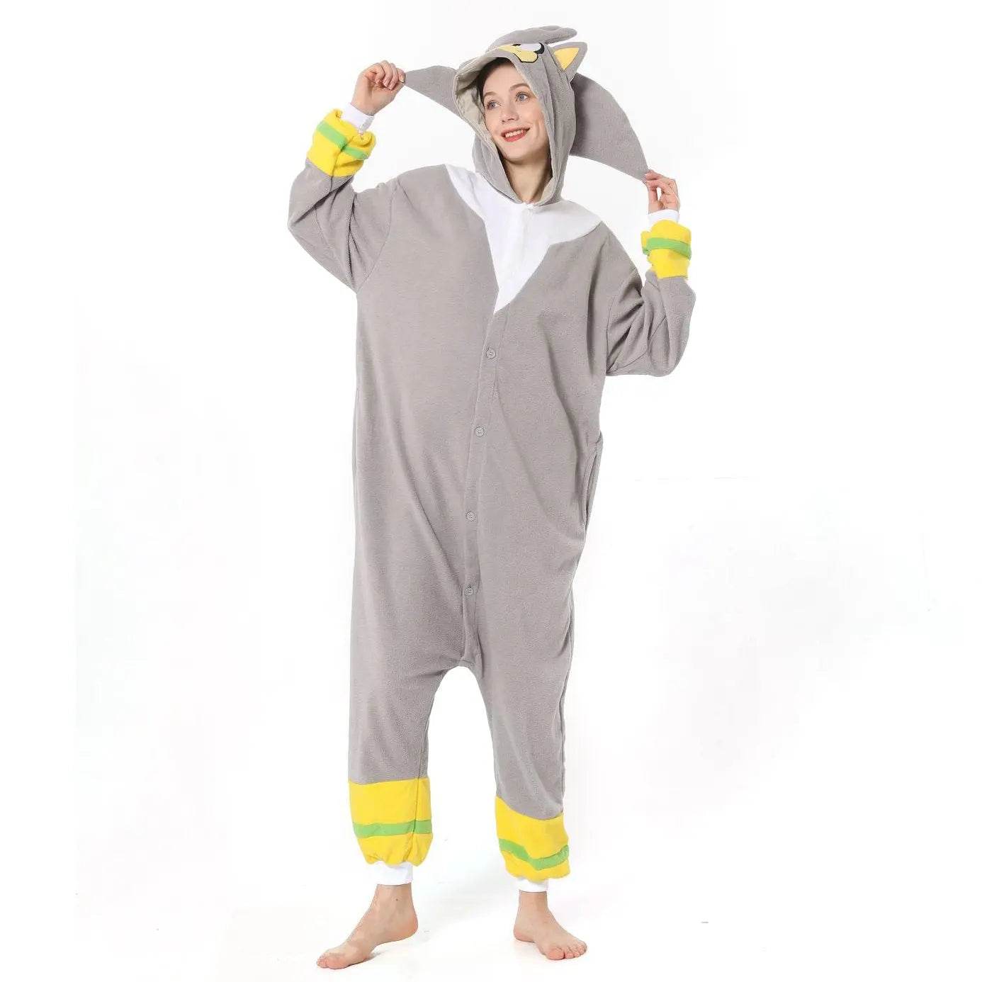 Silver the Hedgehog kigurumi onesies anime pajamas Costume - zzcosplay