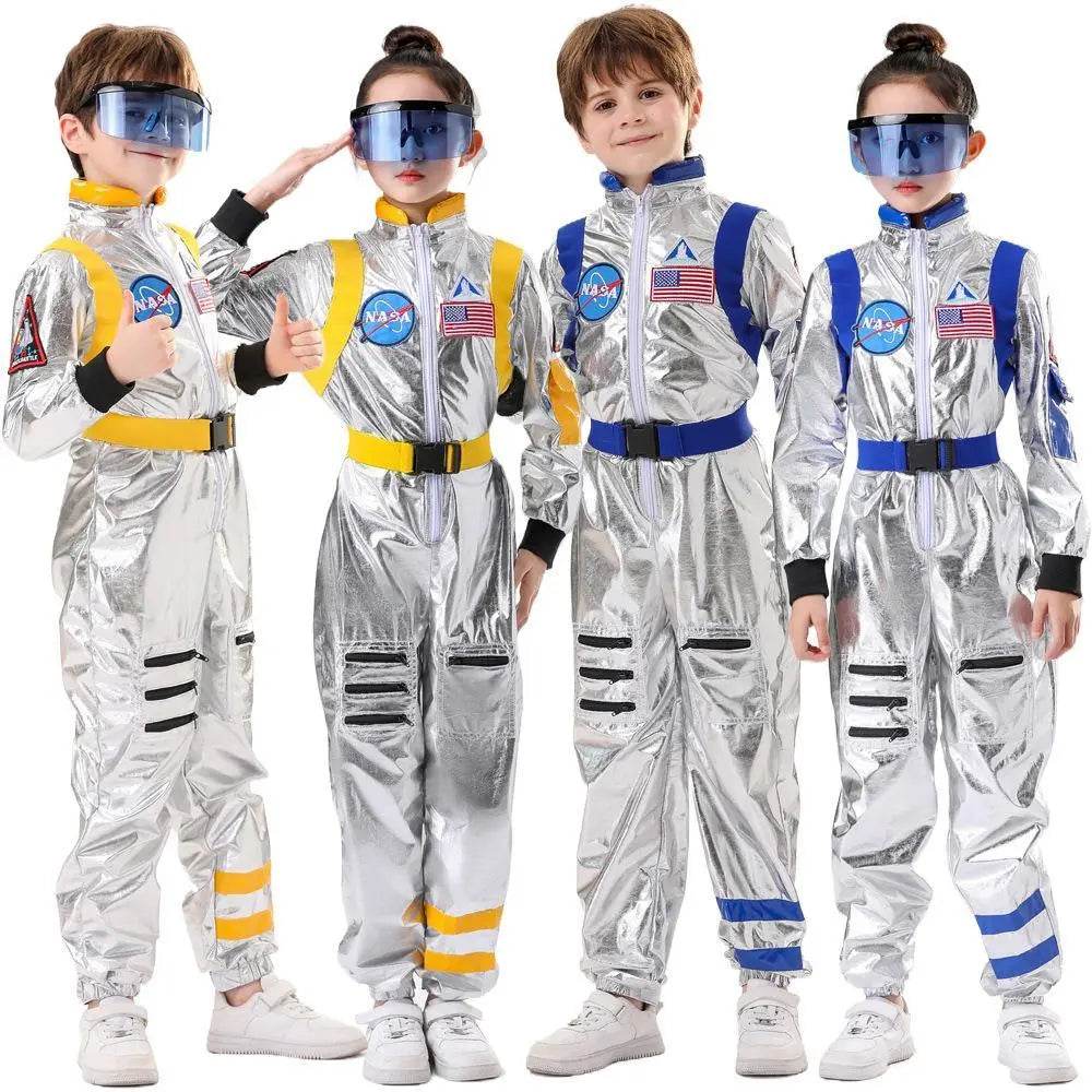 Space Suit Astronaut Couples Costume Carnival Halloween For Kids Girls Boys - zzcosplay