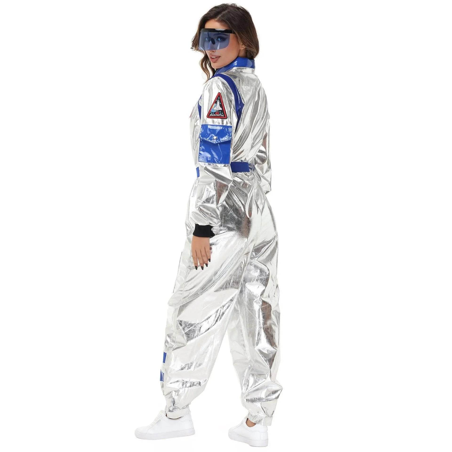 Space Suit Astronaut Couples Costume Carnival Halloween For Women Men - zzcosplay