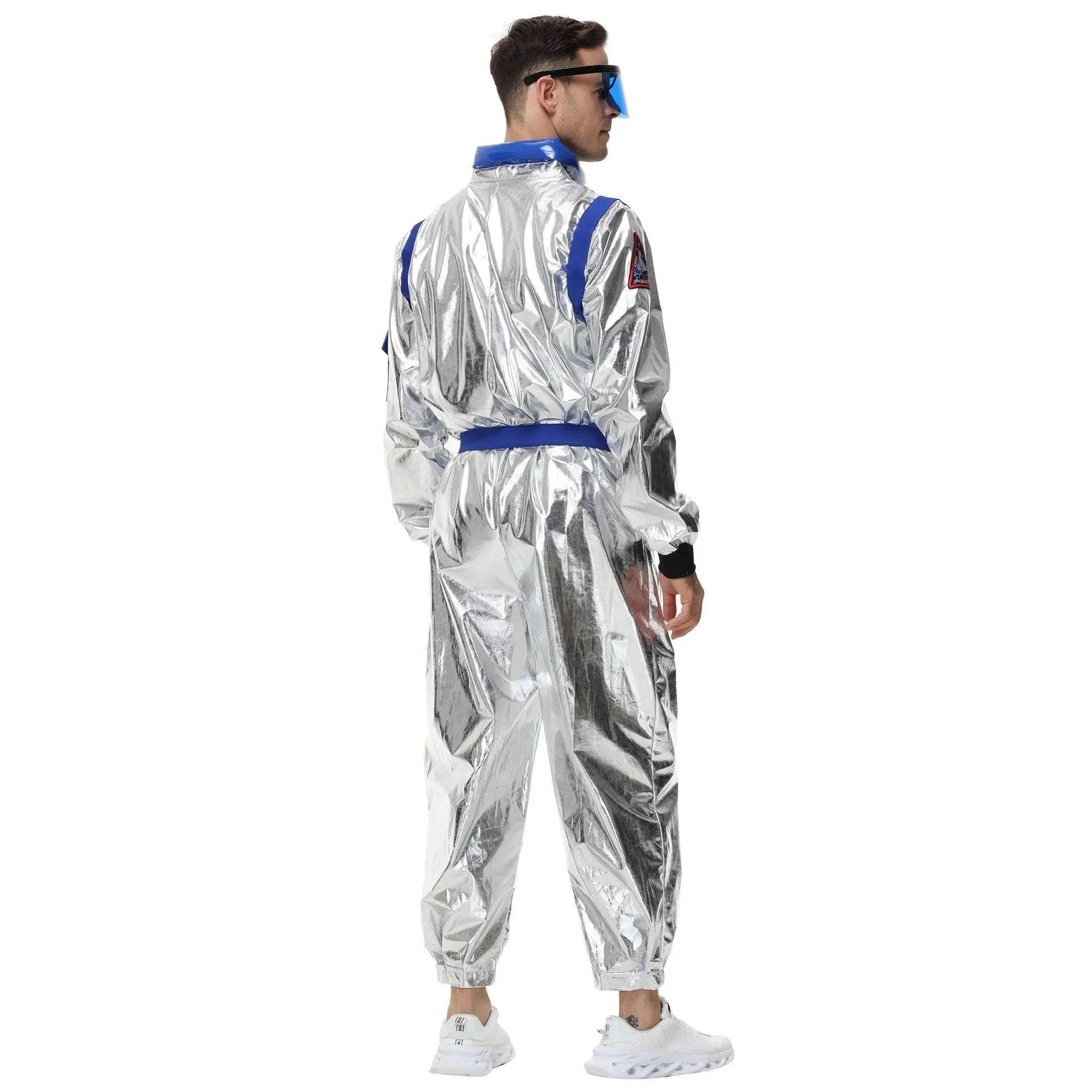 Space Suit Astronaut Couples Costume Carnival Halloween For Women Men - zzcosplay