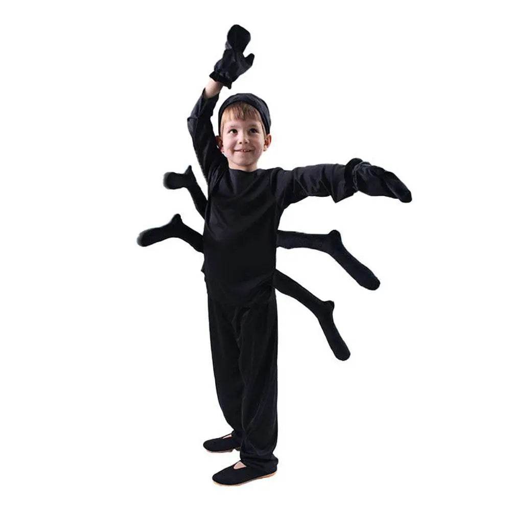 Spider Cosplay Costume Halloween Animal Dress Up Role Play Party Clothing for Kids - zzcosplay