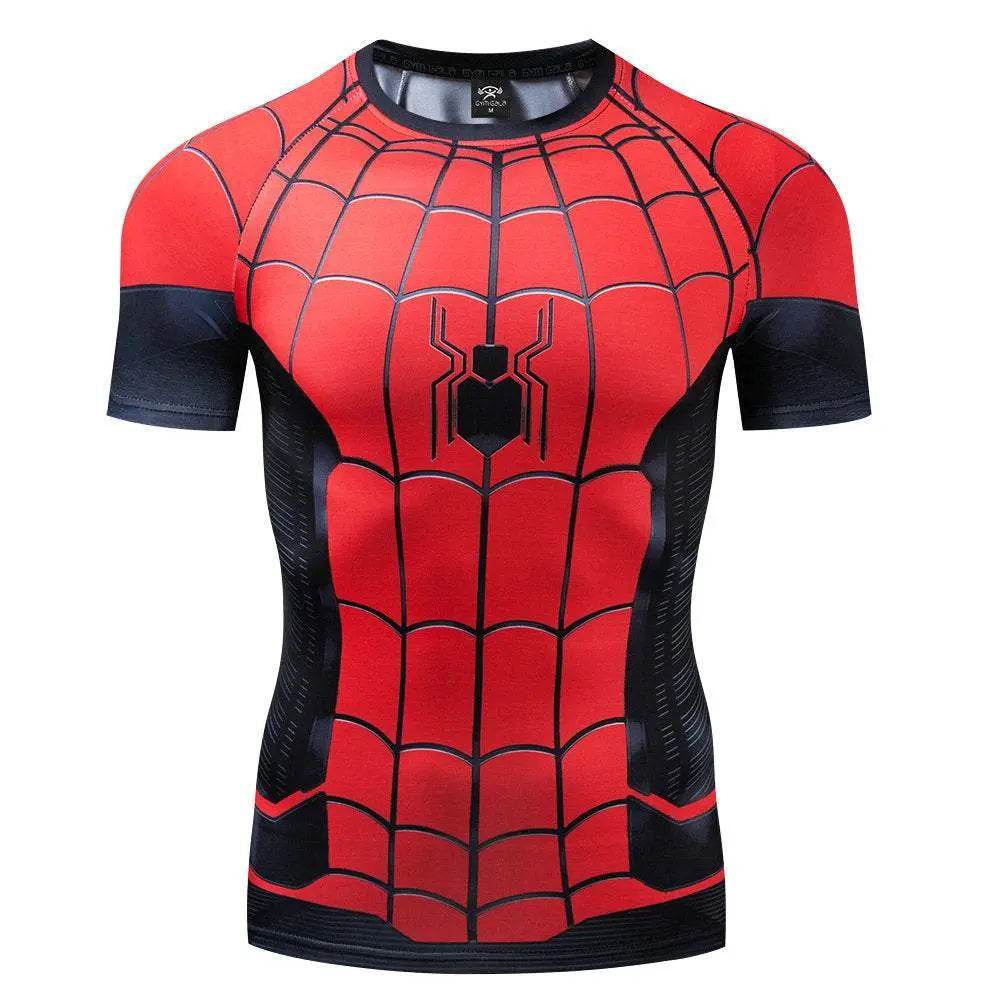 Spider-Man Far From Home Halloween Cosplay Costume Tight T-shirt - zzcosplay