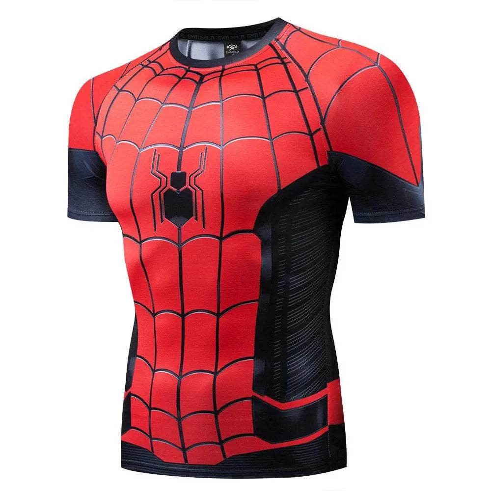 Spider-Man Far From Home Halloween Cosplay Costume Tight T-shirt - zzcosplay
